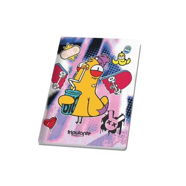 Cuaderno abrochado 16x21 street art