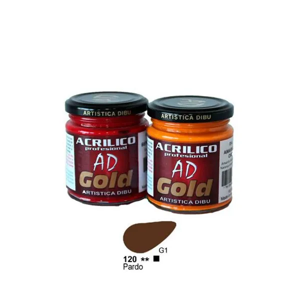Acrílico ad profesional gold g1 200 ml120- pardo