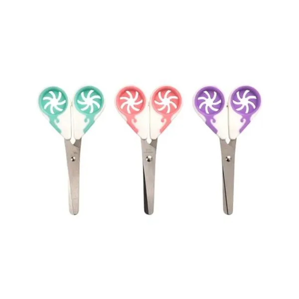 Tijera escolar 12.2 cm x unidad colores surtidos