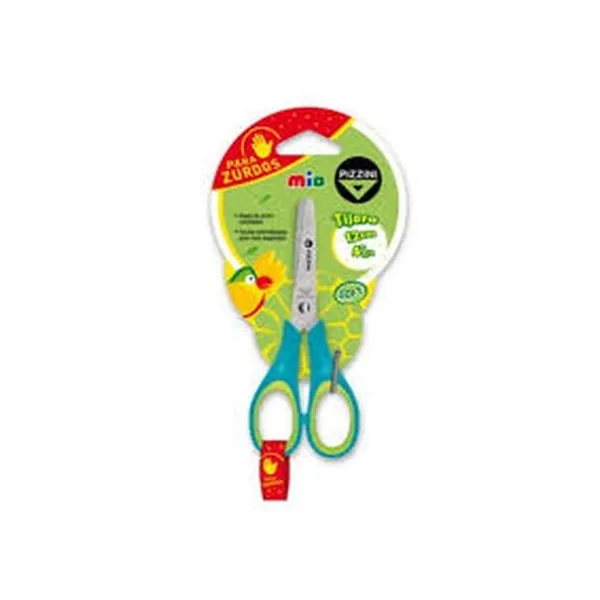 Tijera escolar 12 cm para zurdo Pizzini