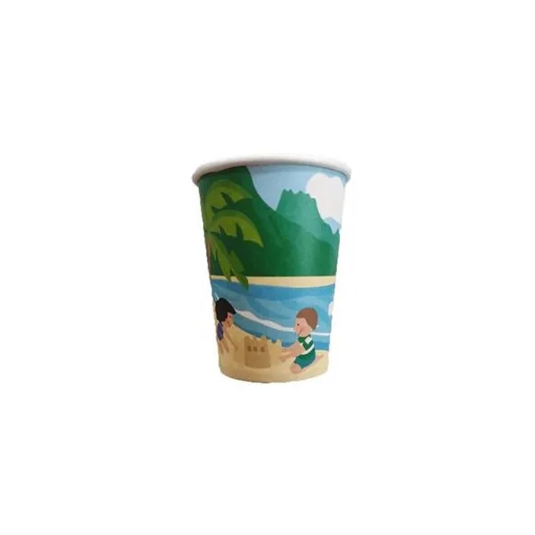 Vasos descartables estampado 8oz x20