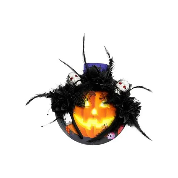 Vincha halloween con luz 23x19 cm x1