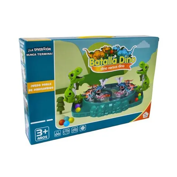 Juego de mesa batalla dino en caja 40x27x7 cm