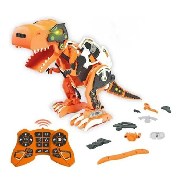 Xtrem bots robot para construir 53 cm radio control "rex the dinobot