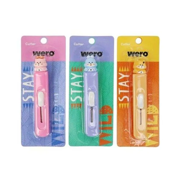 Trincheta stay wild 11 cm en blister x unidad modelos surtidos Wero