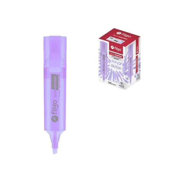 Resaltador punta biselada fluo text marker caja x12 f