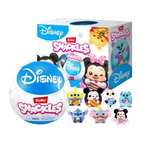 Capsula snackles Disney con peluches aprox 12 cm