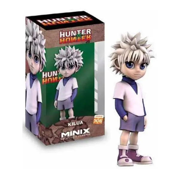 Minix- figuras de vinilo coleccionables 12 cm surtido hunter x hunter - killua