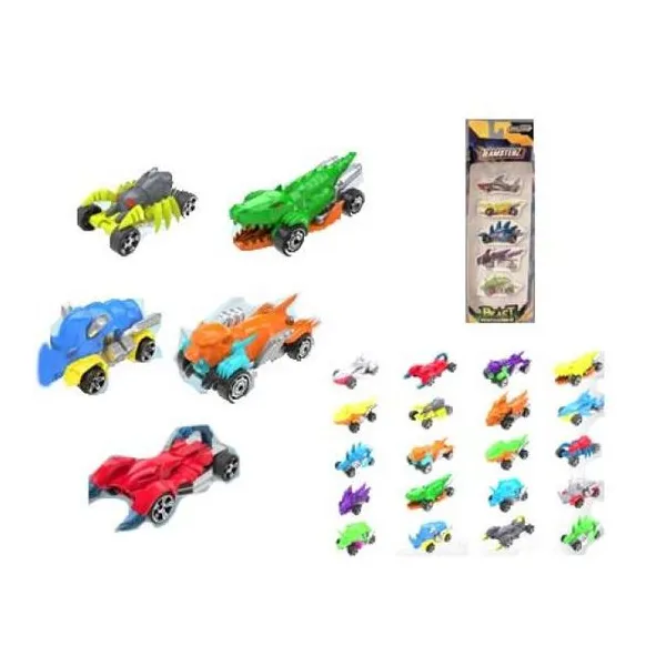 Teamsterz pack x5 metal beast machines vehiculo 7 cm surtido