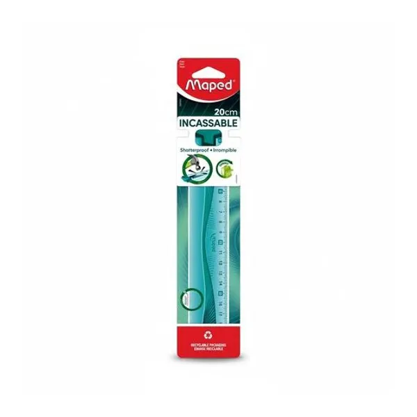 Regla 20 cm irrompible x1 Maped
