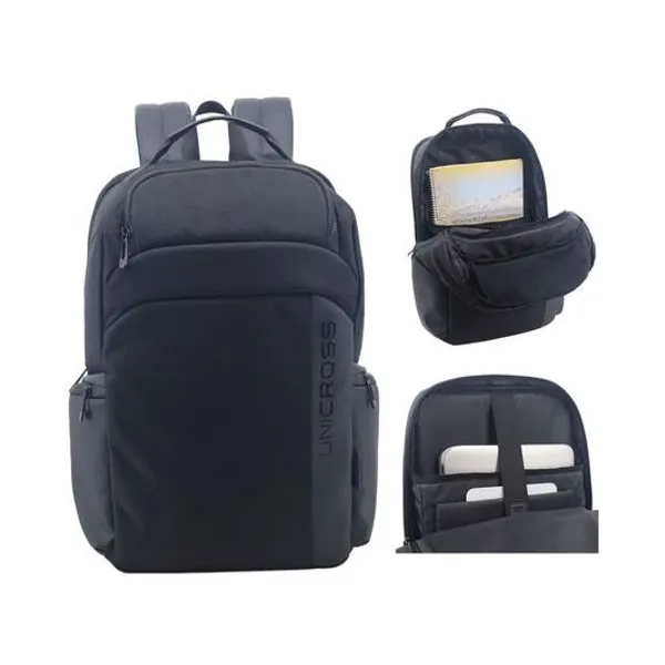 Mochila 19" espalda portanotebook negra con cinta para carry on unicross 62.5800005