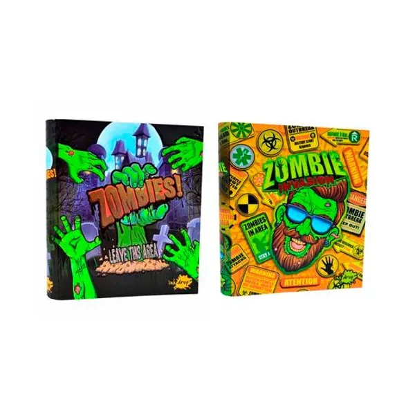 Carpeta a4 2x40 zombies x unidad modelos surtidos inkdrop