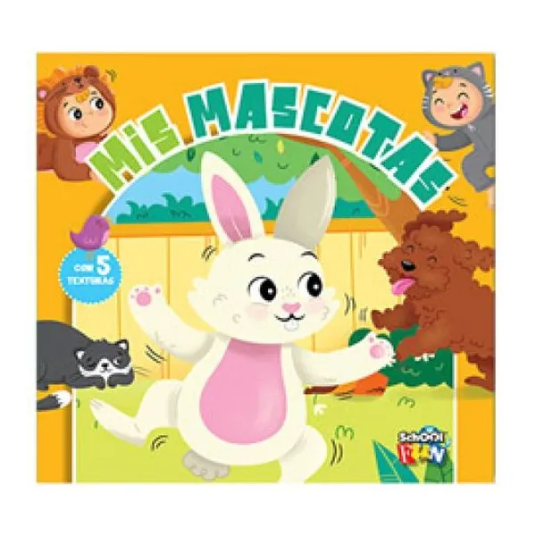 Aprendiendo con texturas. mis mascotas (5 texturas)