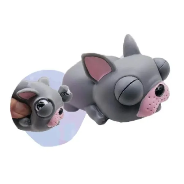 Shaky friends perrito ojos saltones gris