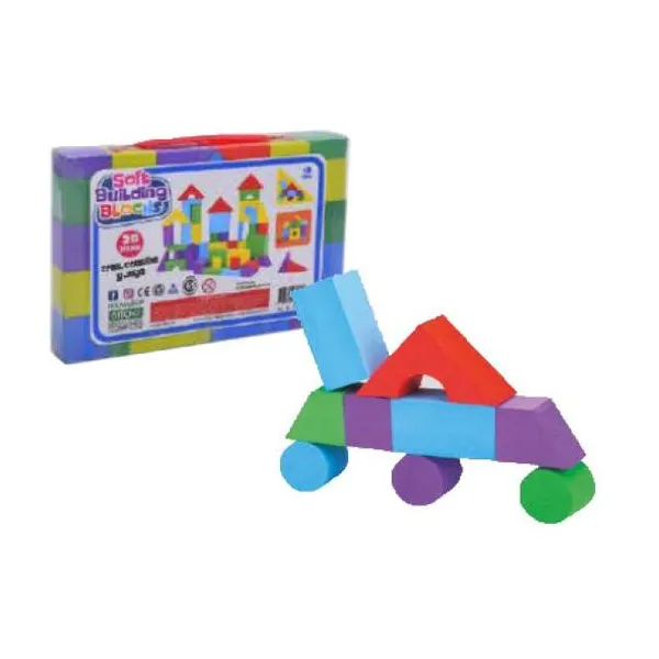 Soft building blocks 29 piezas de goma eva seguras y suaves
