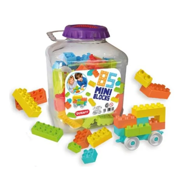 Pote de blocks chicos x85 piezas