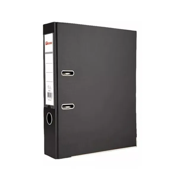 Bibliorato medoro forrado pvc oficio negro l/ancho 75 mm