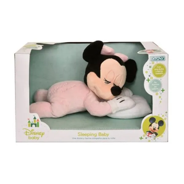 Plush sleeping minnie