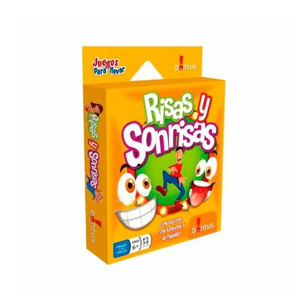 Juego de cartas risas y sonrisas en caja 13.5x18.5 cm -
