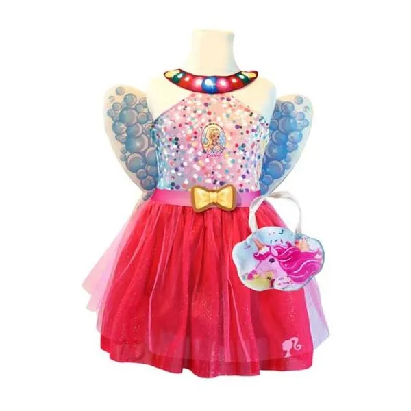 Disfraz Barbie dreamtopia hada con luz talle 1
