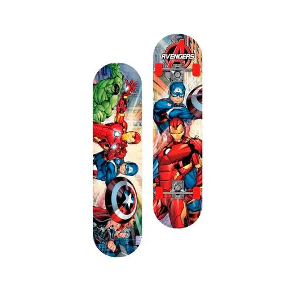 Skate de madera Avengers hasta 60kgs 79x20 cm