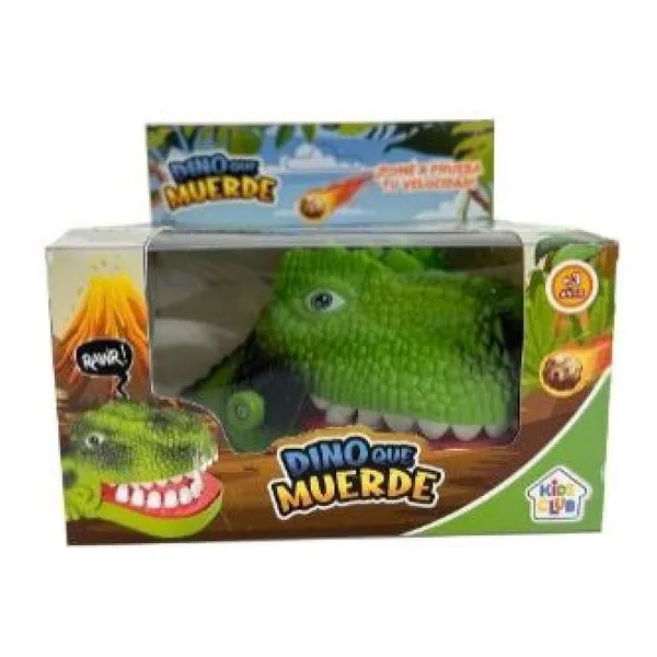 Juego dinosaurio muerde dientes