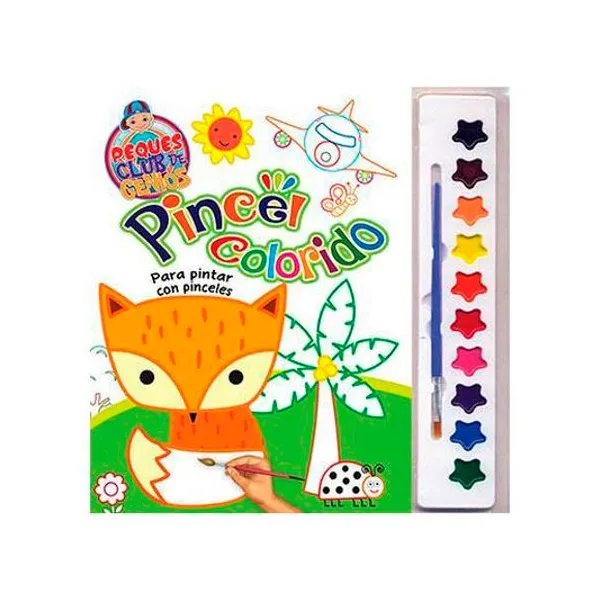 Libro peques club de genios con acuarelas: pincel colorido 28x28 cm latinbooks