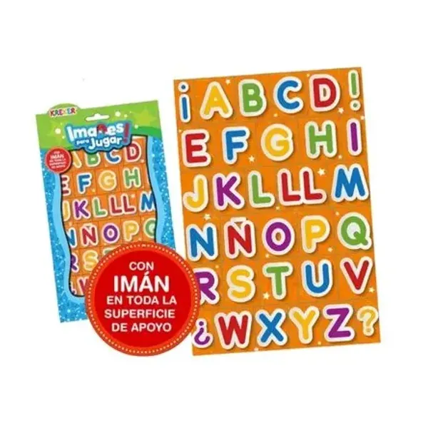 Imagenes para jugar Kreker el abcedario magnetico 24 piezas