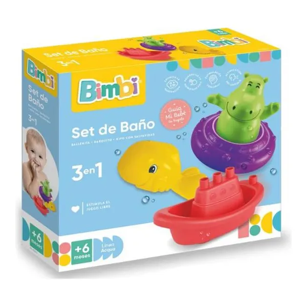 Bimbi set de baño 3en1