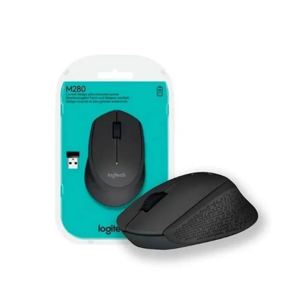 Mouse optico inalambrico logitech m 280 negro