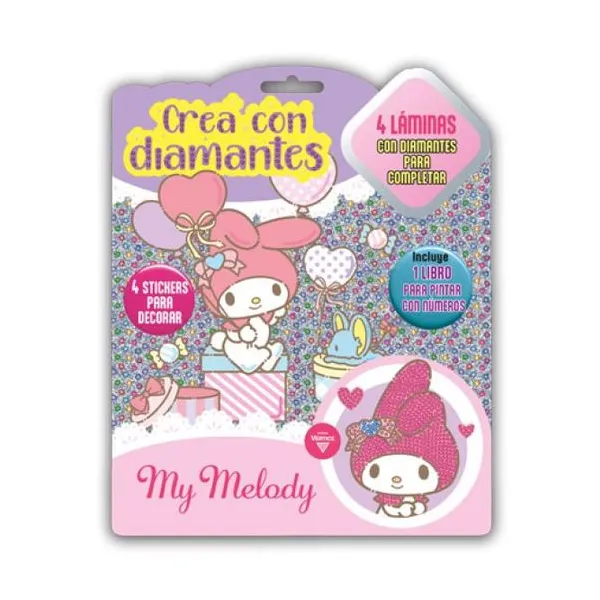 My melody crea con diamantes
