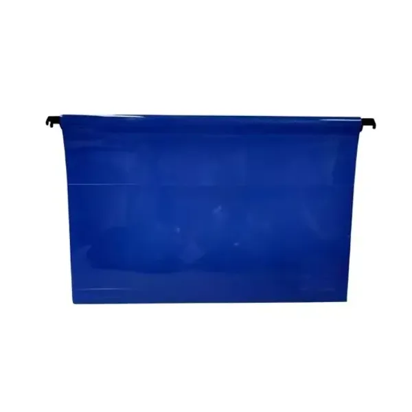 Carpeta colgante the-pel pvc azul t/ofic.con visor x10 unid.