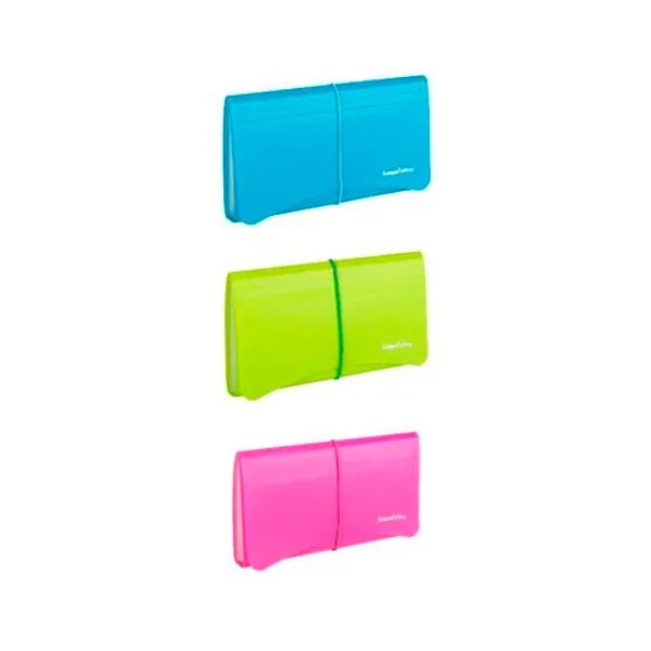 Clasificador chequera 12 divisiones color x unidad colores surtidos lama
