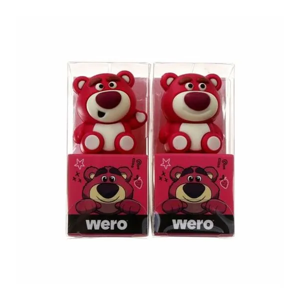 Sacapuntas 3d lotso 4 cm x unidad modelos surtidos Wero