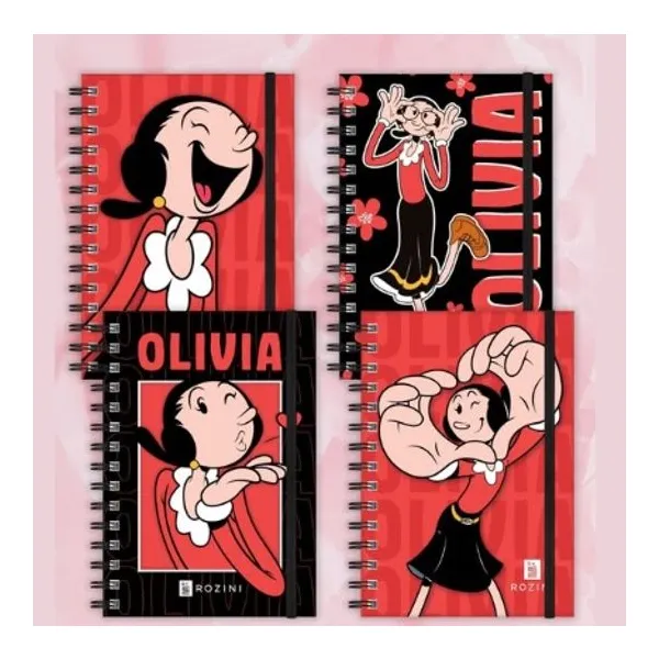 Libreta olivia rayada con elastico (t/dura)