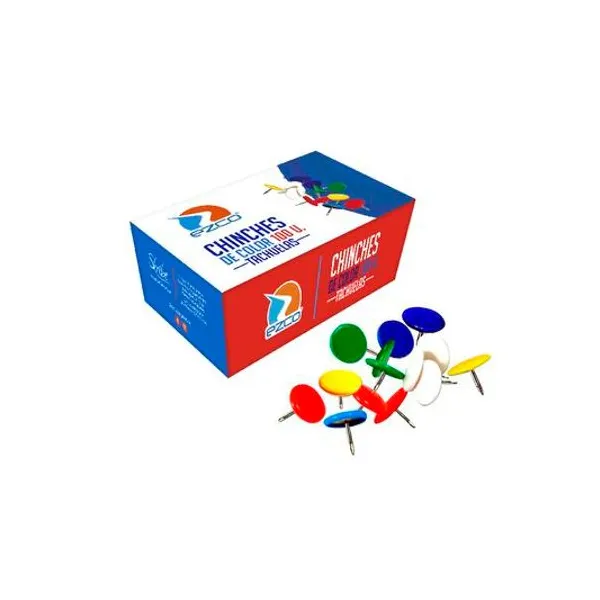 Chinches color caja x100 Ezco