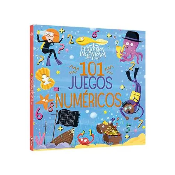 Libro pequeños ingeniosos: 101 juegos numericos 96 páginas 23x26 cm latinbooks