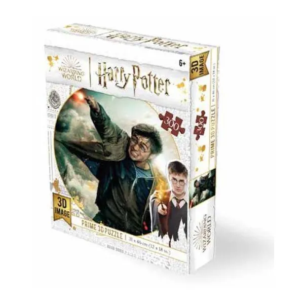 Prime 3d - rompecabezas lenticular harry potter harry 300 piezas 31 x46 cm