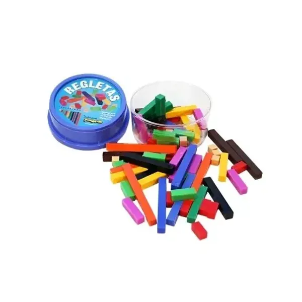Regletas playstik estuche x70 piezas plástico