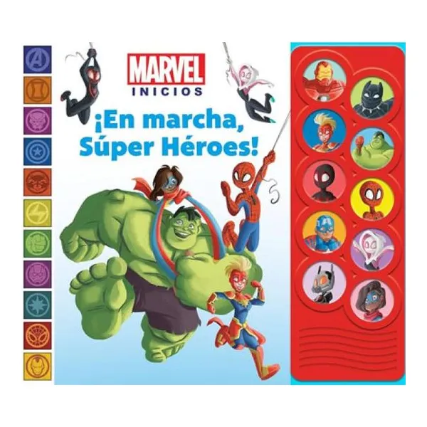 Marvel en marcha super heroes
