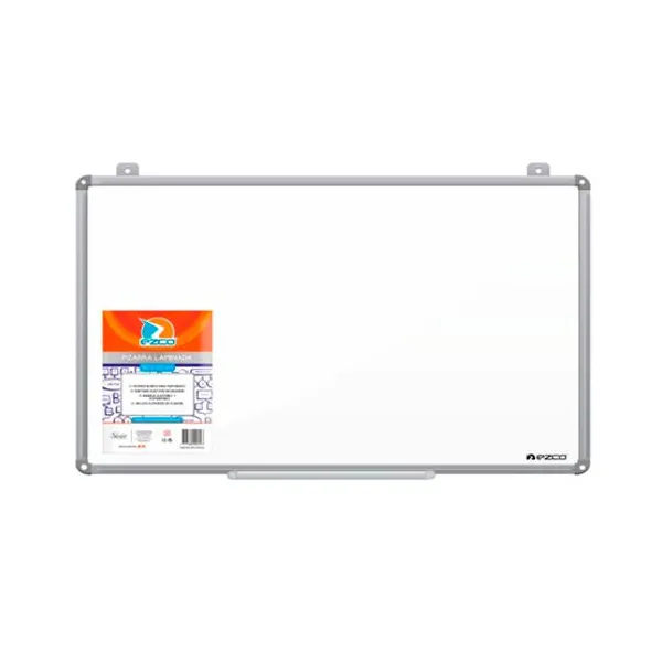 Pizarra lamin.blanca Ezco 60 x90 cmcon borde aluminio
