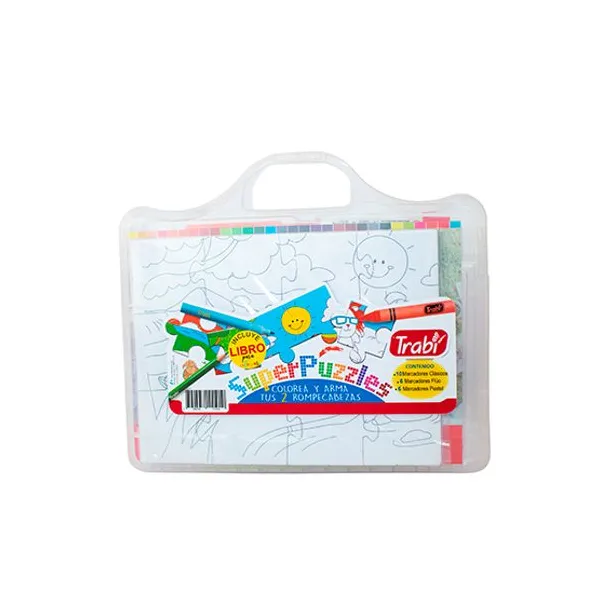 Set didáctico trabi valija super puzzles
