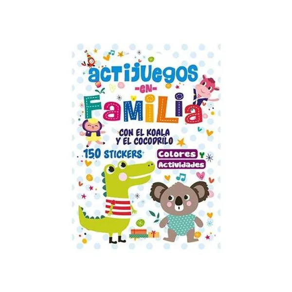 Libro actijuegos: el koala y el cocodrilo 21x30 cm