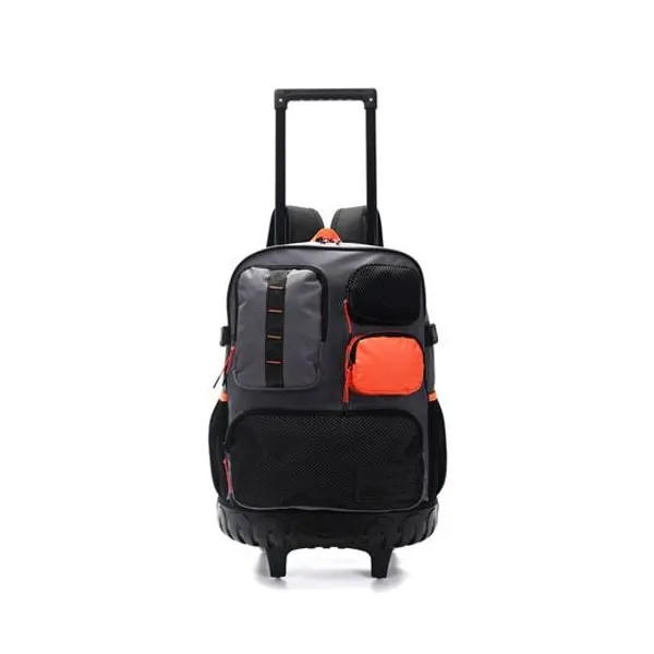 Mochila 17.5" con carro gris wanderlust