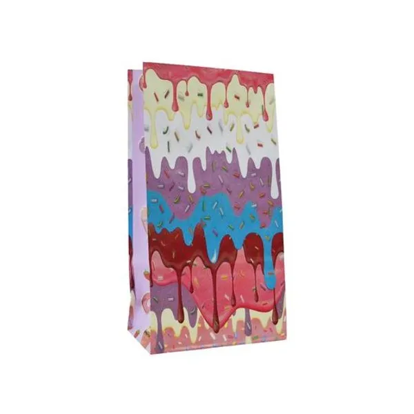 Bolsa cotillon torta 12.5x07x24.5 cm x unidad