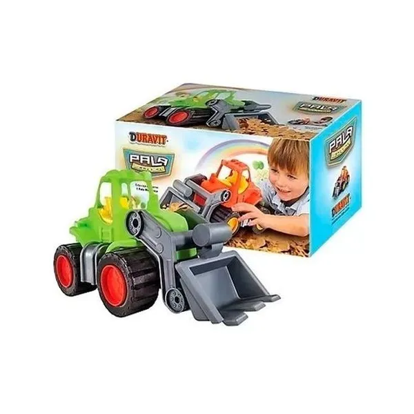 Pala mecanica excavadora en caja Duravit