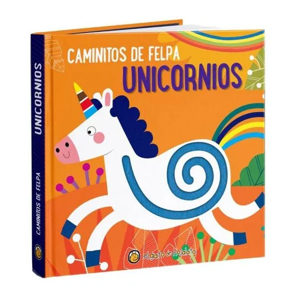 Caminitos de felpa unicornios