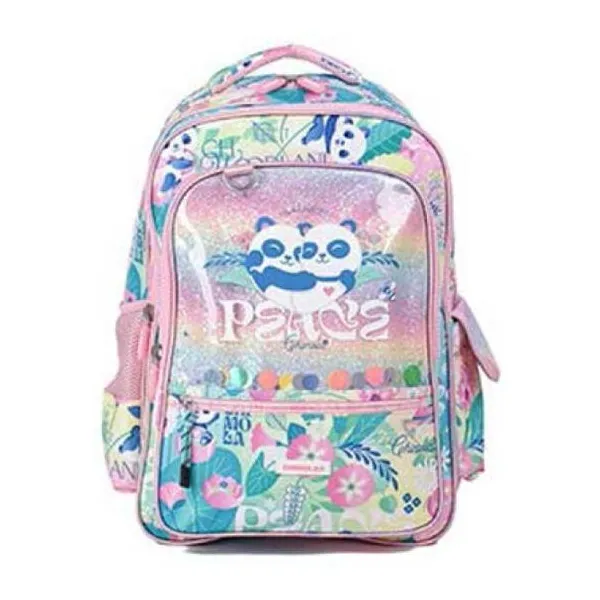 Mochila espalda trama cristal 17" panda