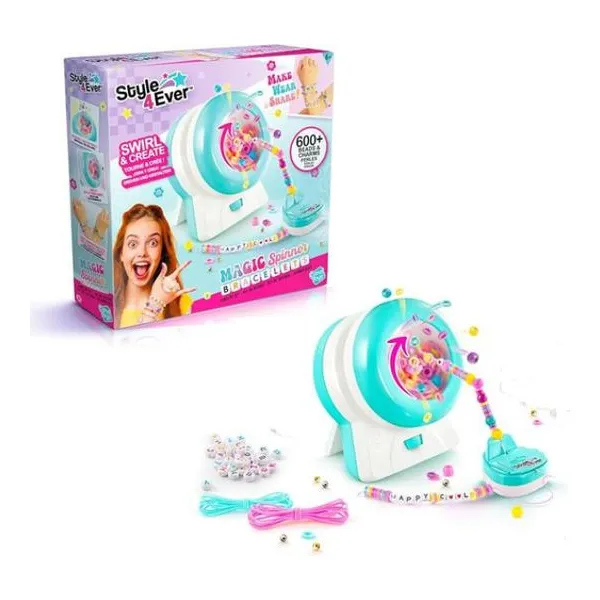Style 4 ever bracelets - playset creador de pulseras 25 cm - "magic spinner