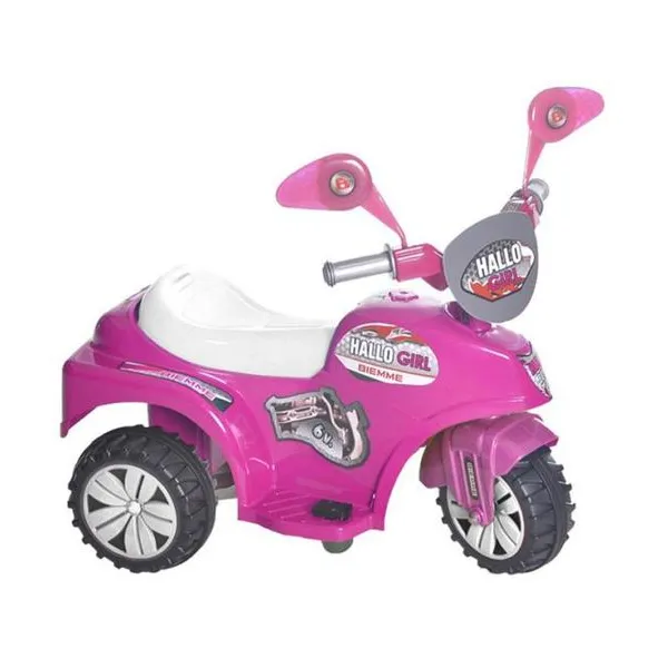 Mini quad rosa 6v